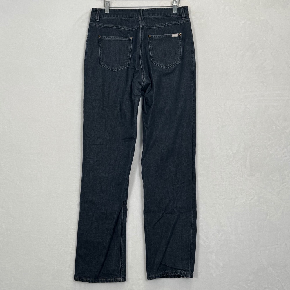 Woolrich Dark Wash Flannel Lined Denim Jeans Size 10